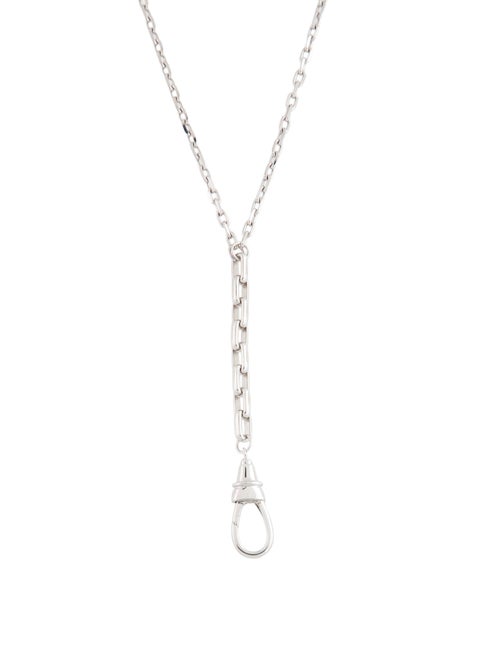 Necklace 14K Chain Link Lariat Necklace