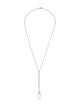 Necklace 14K Chain Link Lariat Necklace