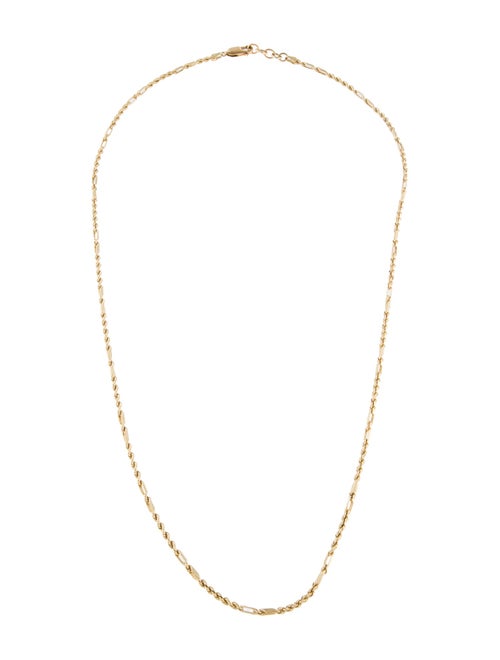 Necklace 14K Rope Chain Necklace