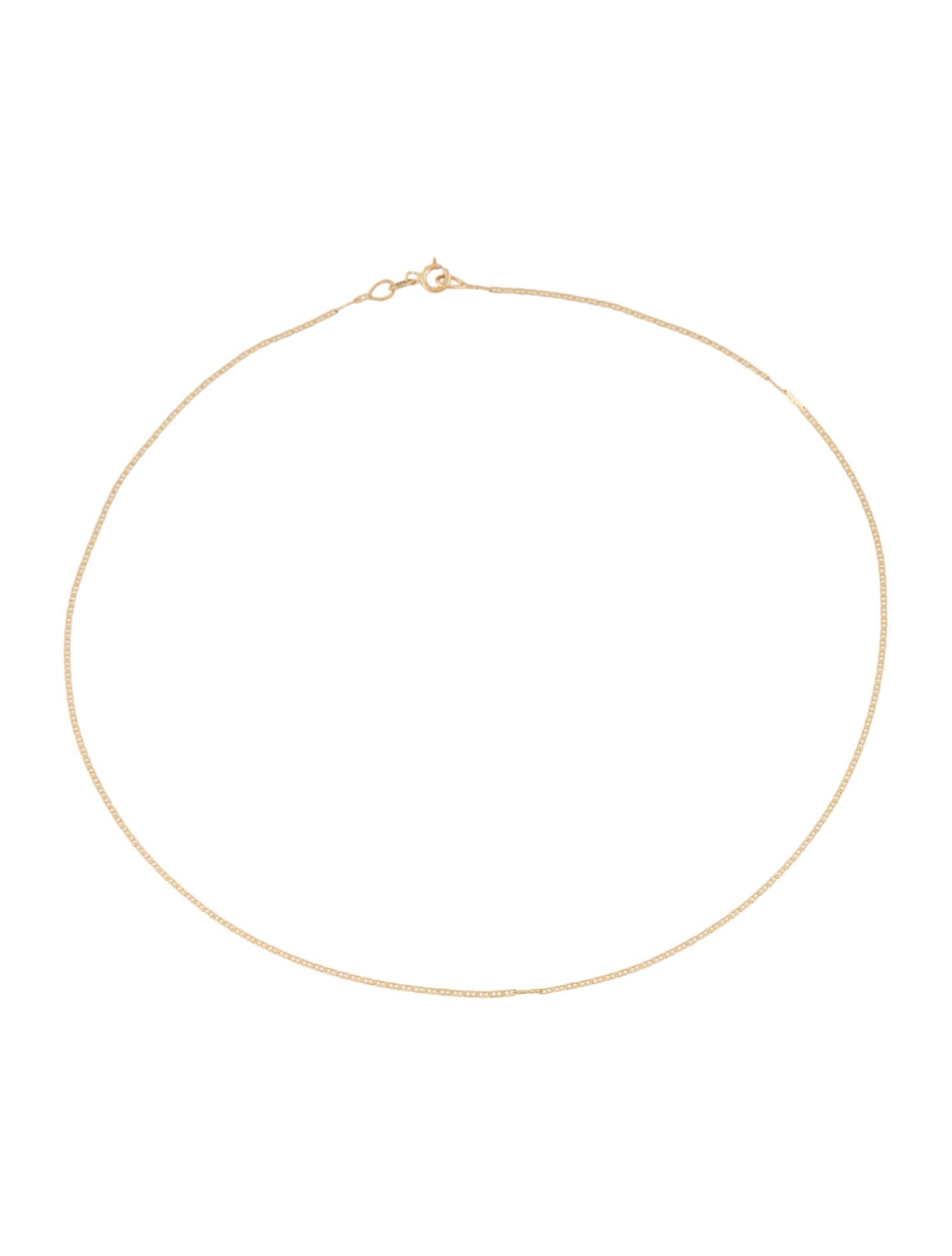 Necklace 14K Fancy Chain Link Choker