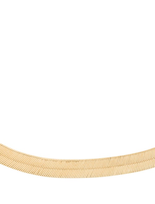 Necklace 14K Herringbone Collar Necklace