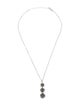 Necklace 14K 4.19ctw Diamond Tiered Drop Pendant Necklace