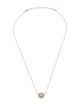 Necklace 14K 1.31ctw Diamond Cluster Pendant Necklace