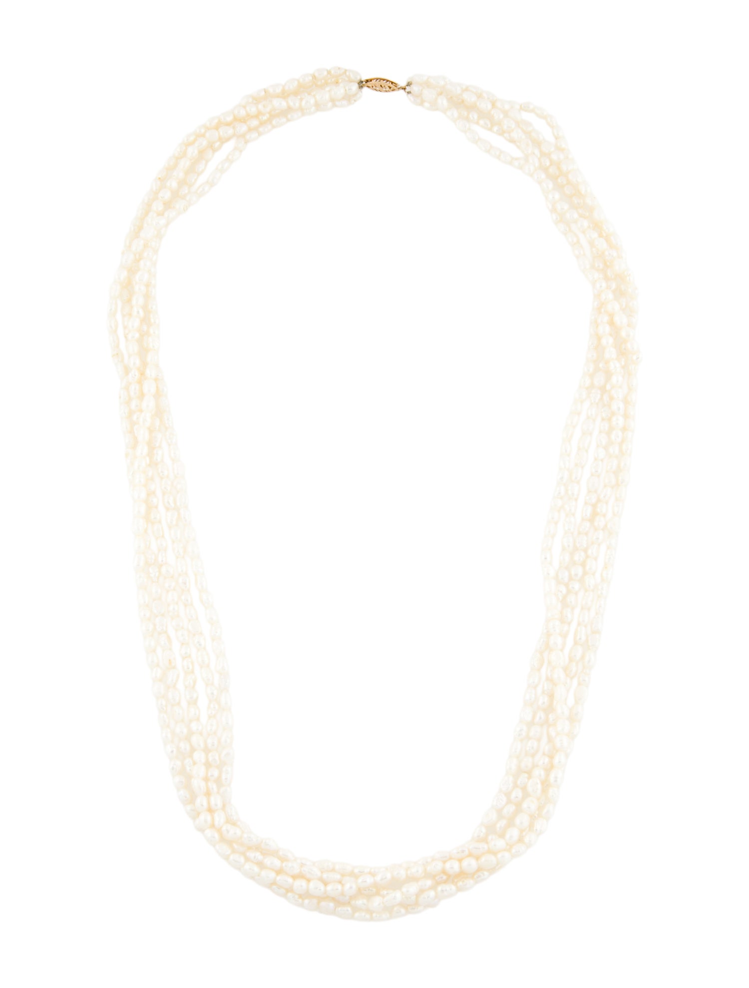 Necklace 14K Pearl Muti-Strand