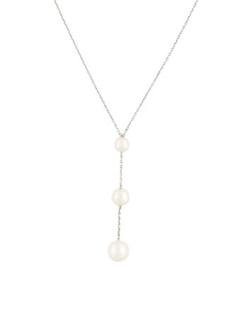 Necklace 14K Pearl Lavalier Necklace