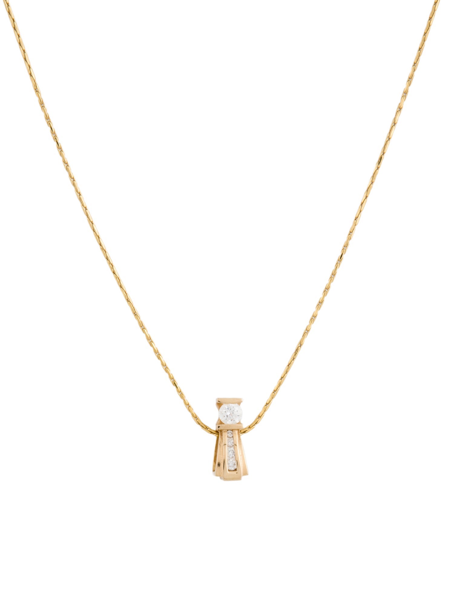 Necklace 14K Diamond Pendant