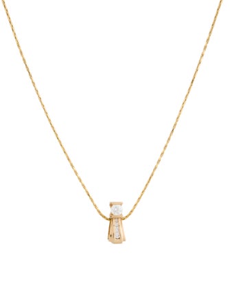 Necklace 14K Diamond Pendant Necklace