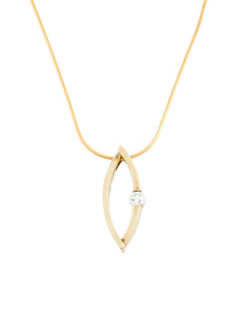 Necklace 14K Diamond Pendant Necklace