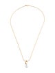 Necklace 14K 1.01ct Diamond Pendant Necklace