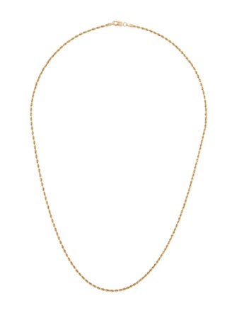 Necklace 14K Rope Chain Necklace