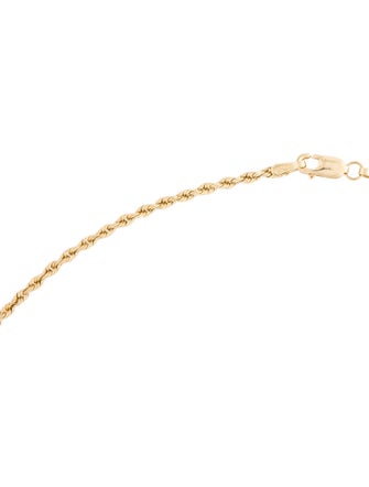 Necklace 14K Rope Chain Necklace