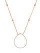Necklace 14K Diamond Teardrop Pendant Necklace