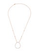 Necklace 14K Diamond Teardrop Pendant Necklace