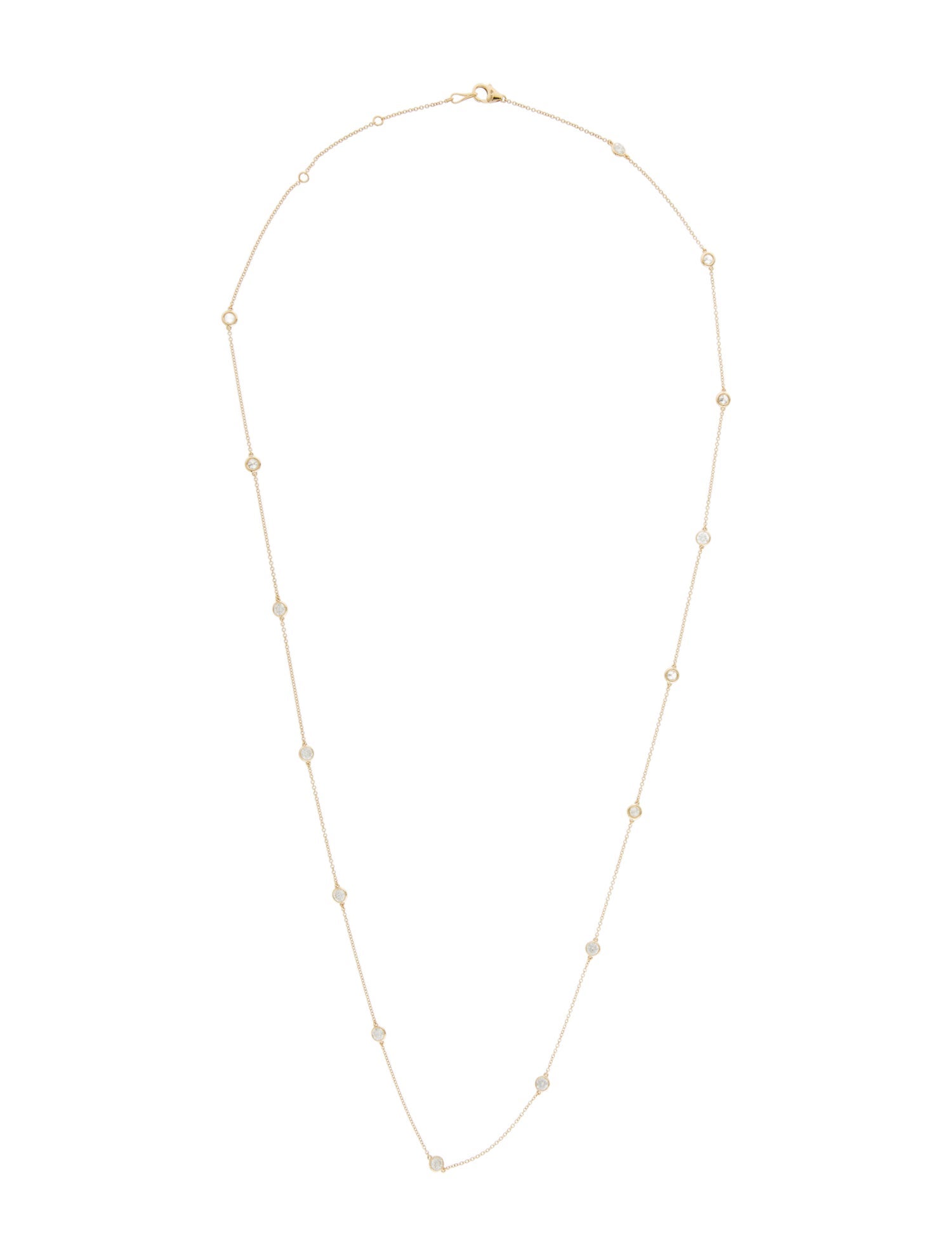 Necklace 14K 2.00ctw Diamond Station