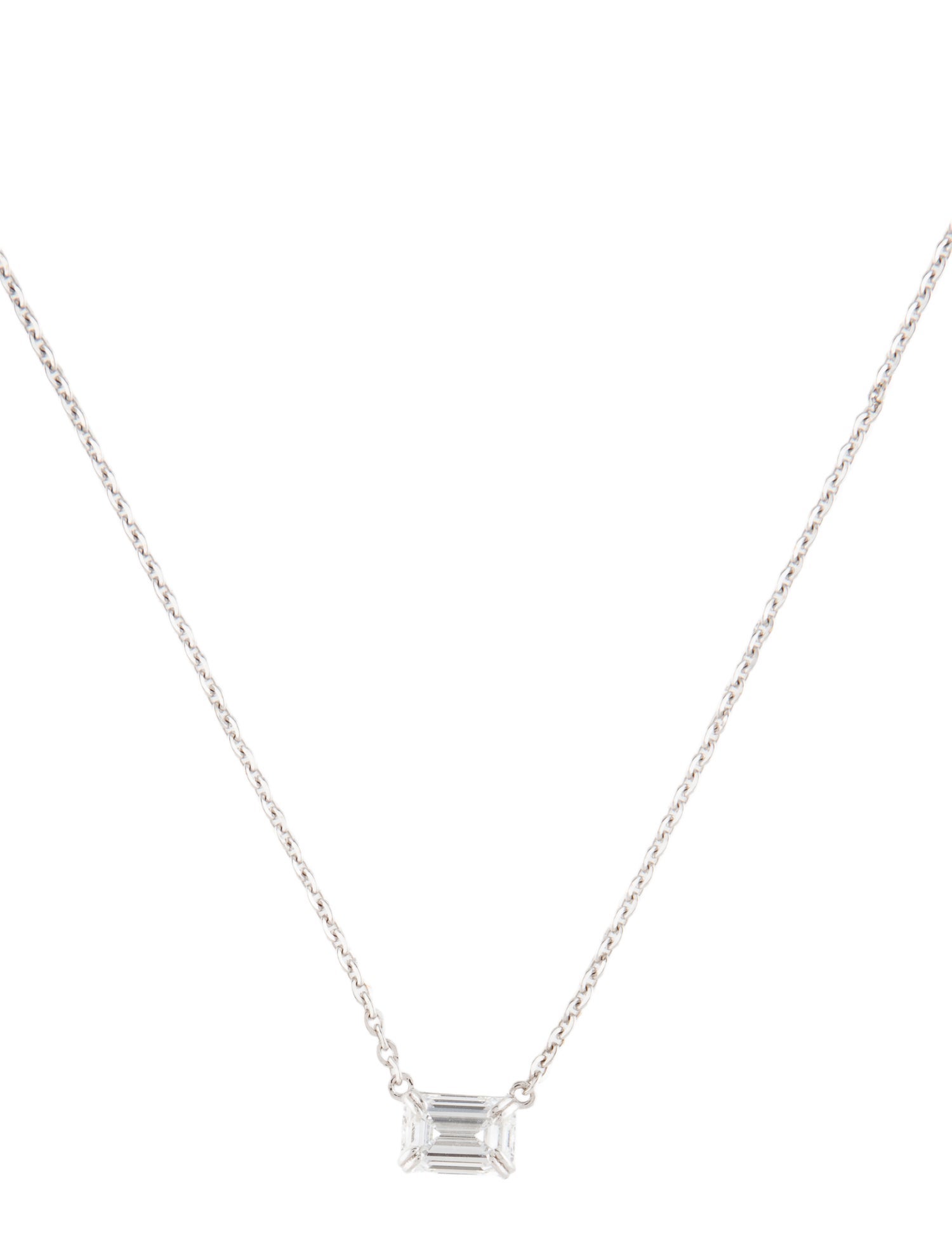 Necklace 14K 1.34ct Lab-Grown Diamond Pendant Necklace