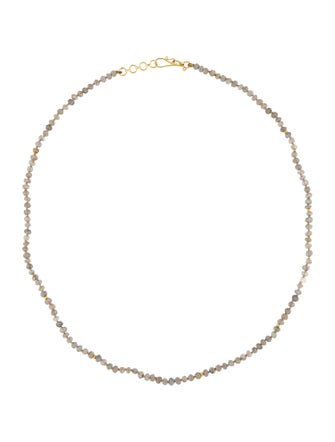 Necklace 18K Labradorite Bead Necklace