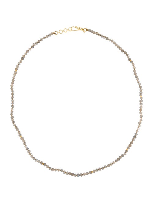 Necklace 18K Labradorite Bead Necklace