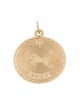 Necklace 14K Aries Disc Pendant