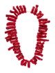 Necklace 14K Dyed Coral Necklace