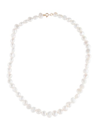 Necklace 14K Pearl Strand Necklace