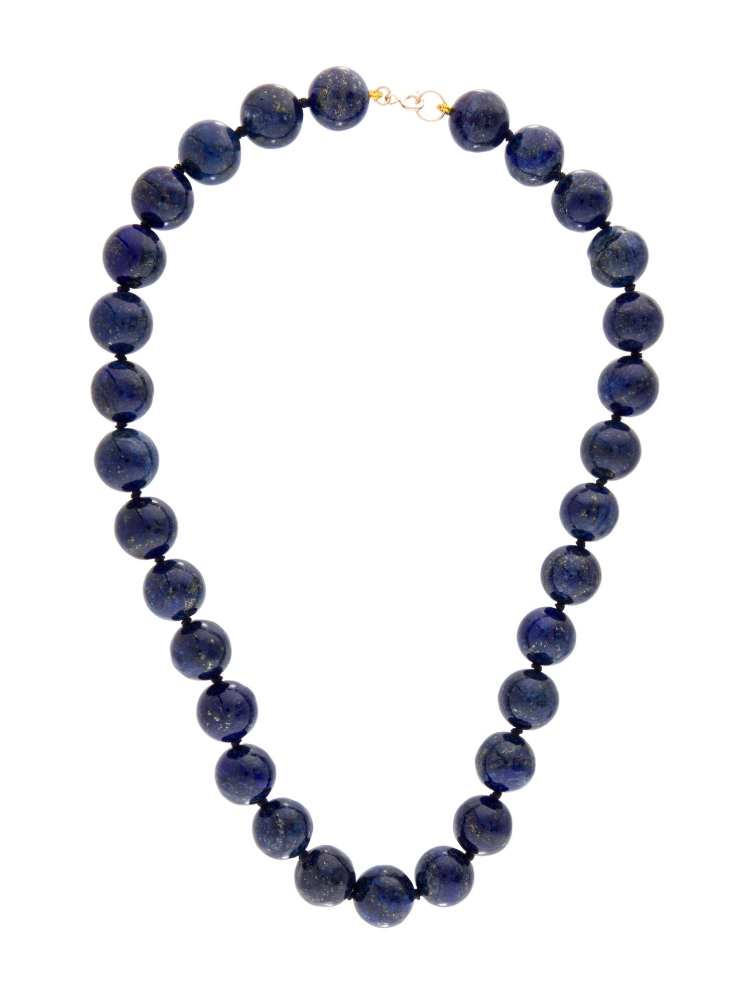 Necklace 14K Lapis Lazuli Strand