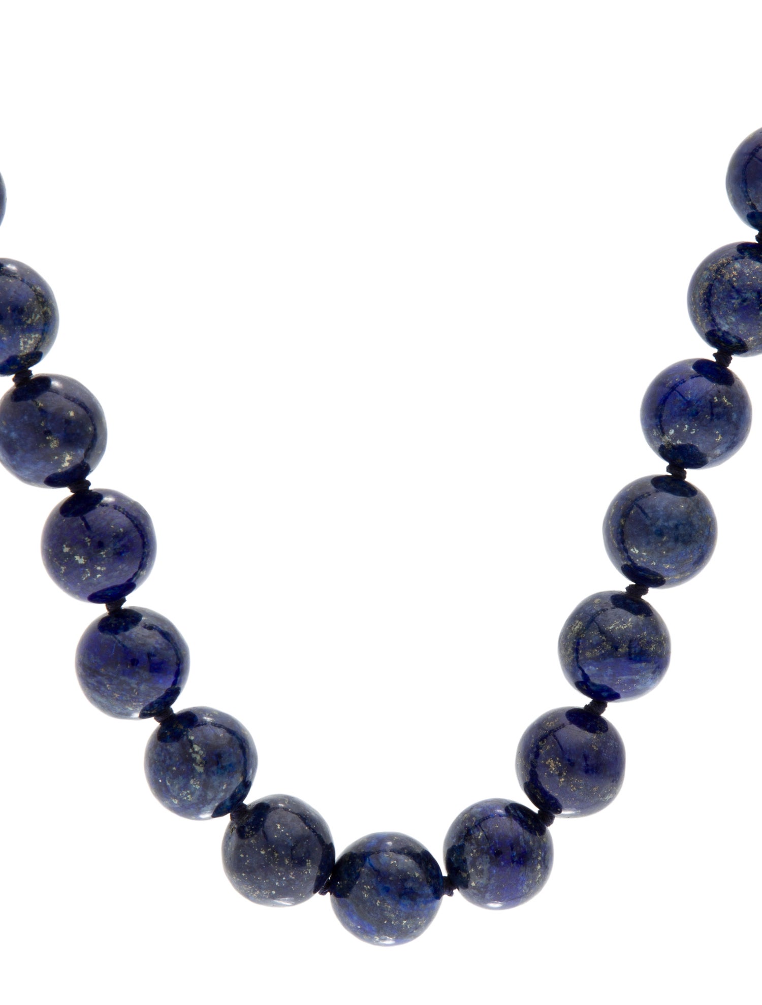 Necklace 14K Lapis Lazuli Strand