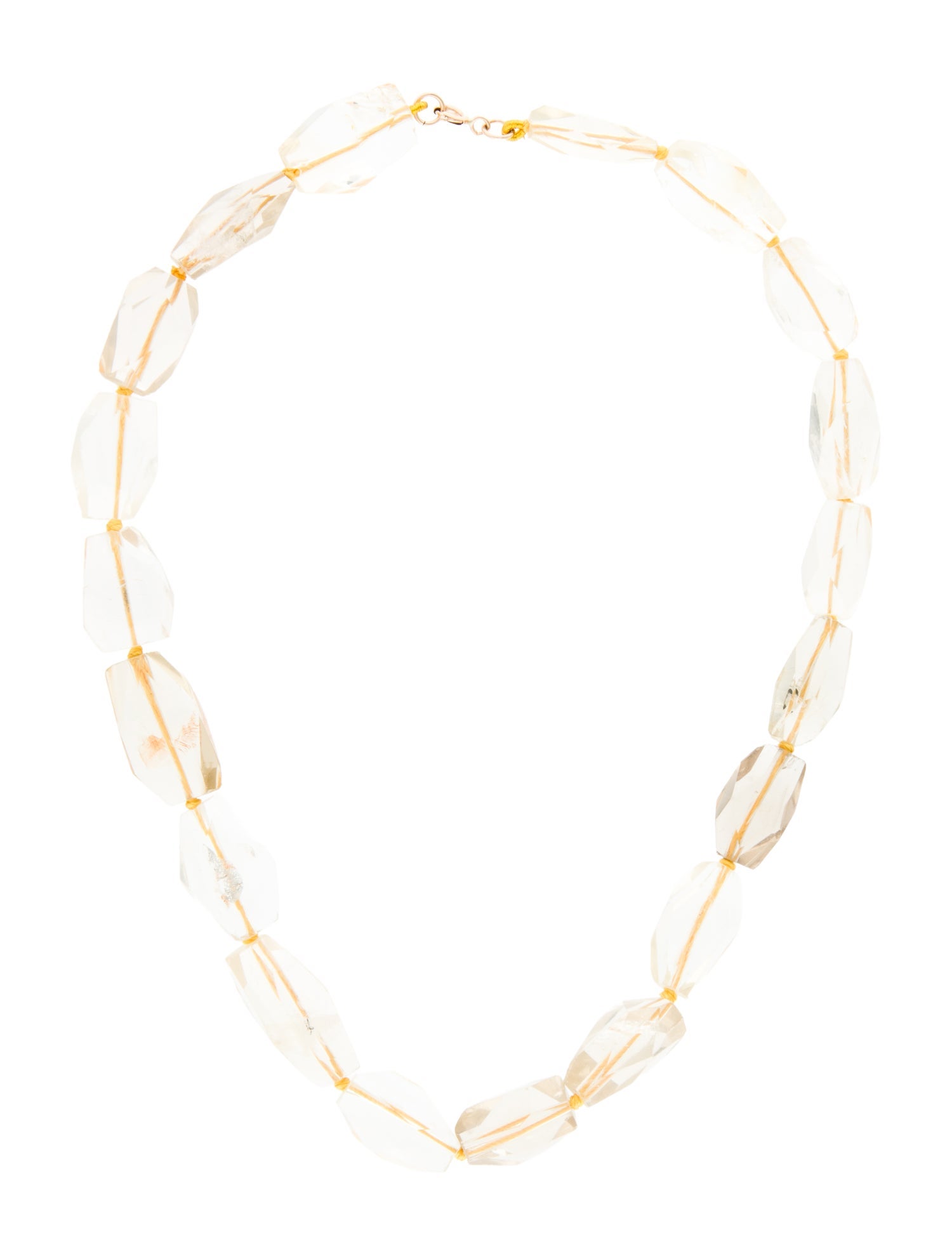 Necklace 14K Citrine Strand