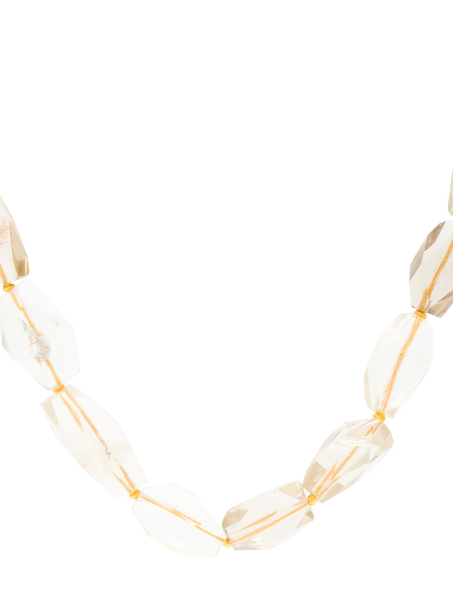 Necklace 14K Citrine Strand
