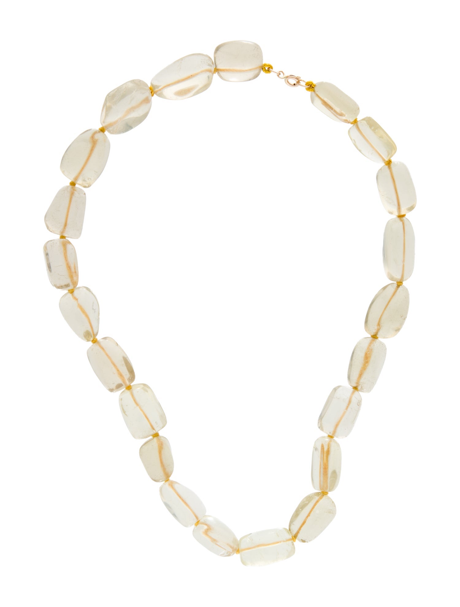 Necklace 14K Citrine Strand