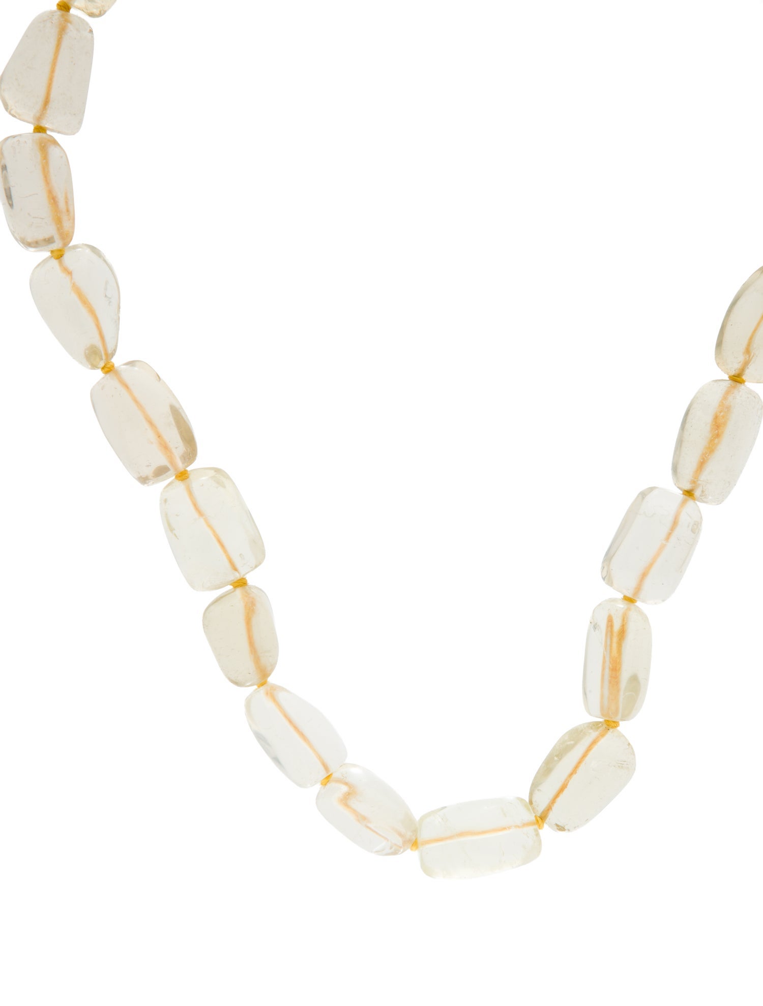 Necklace 14K Citrine Strand