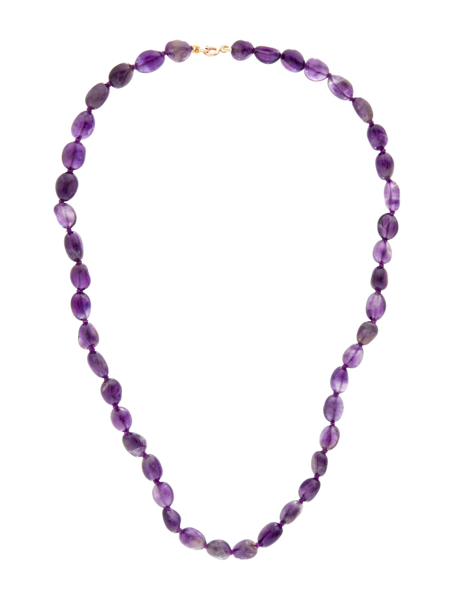 Necklace 14K Amethyst Bead