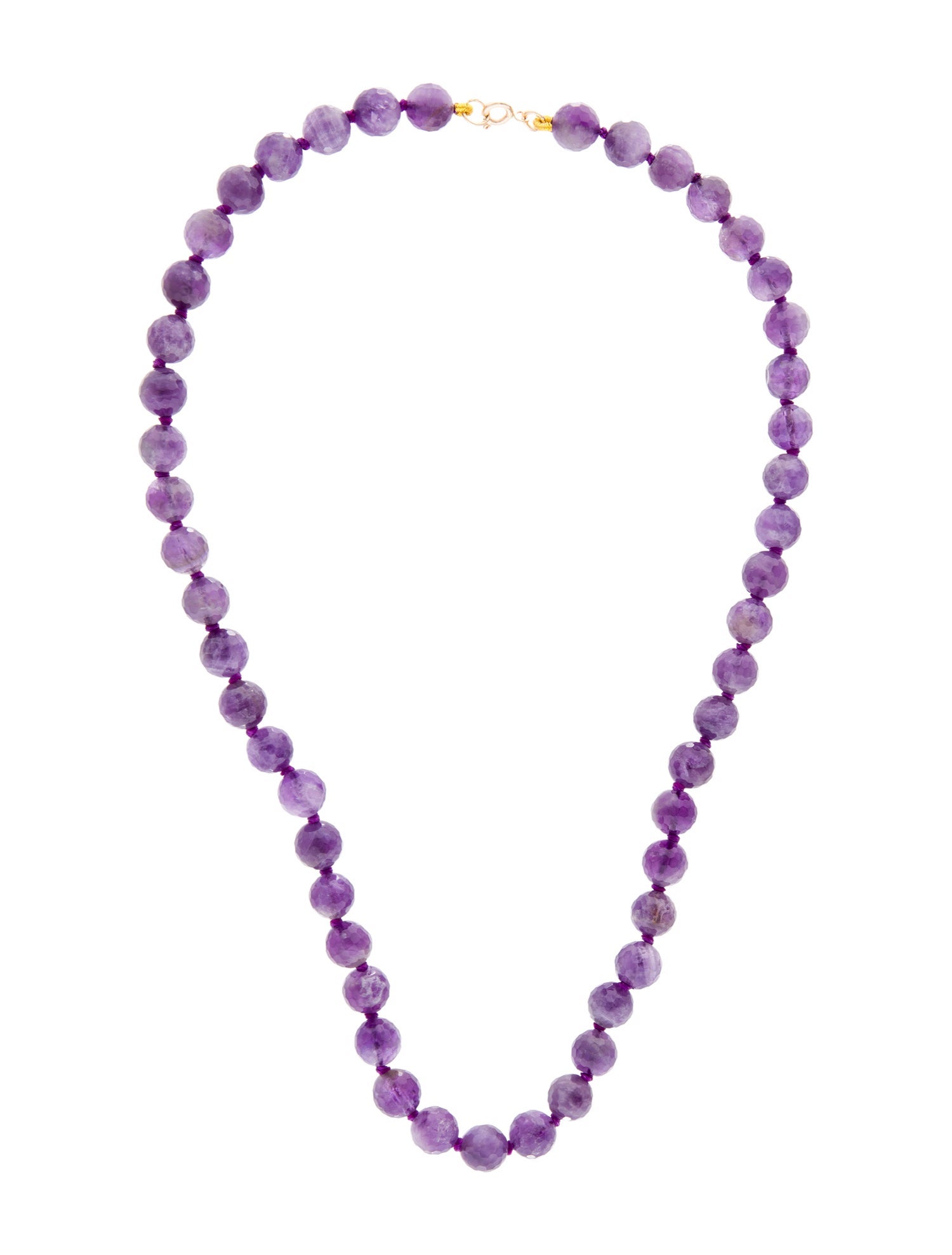 Necklace 14K Amethyst Bead