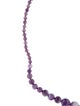Necklace 14K Amethyst Graduated Bead Strand Necklace