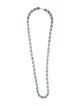 Necklace 14K Jadeite Bead Strand Necklace