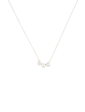 Necklace 14K Diamond Slider Station Necklace