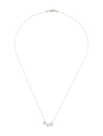 Necklace 14K Diamond Slider Station Necklace