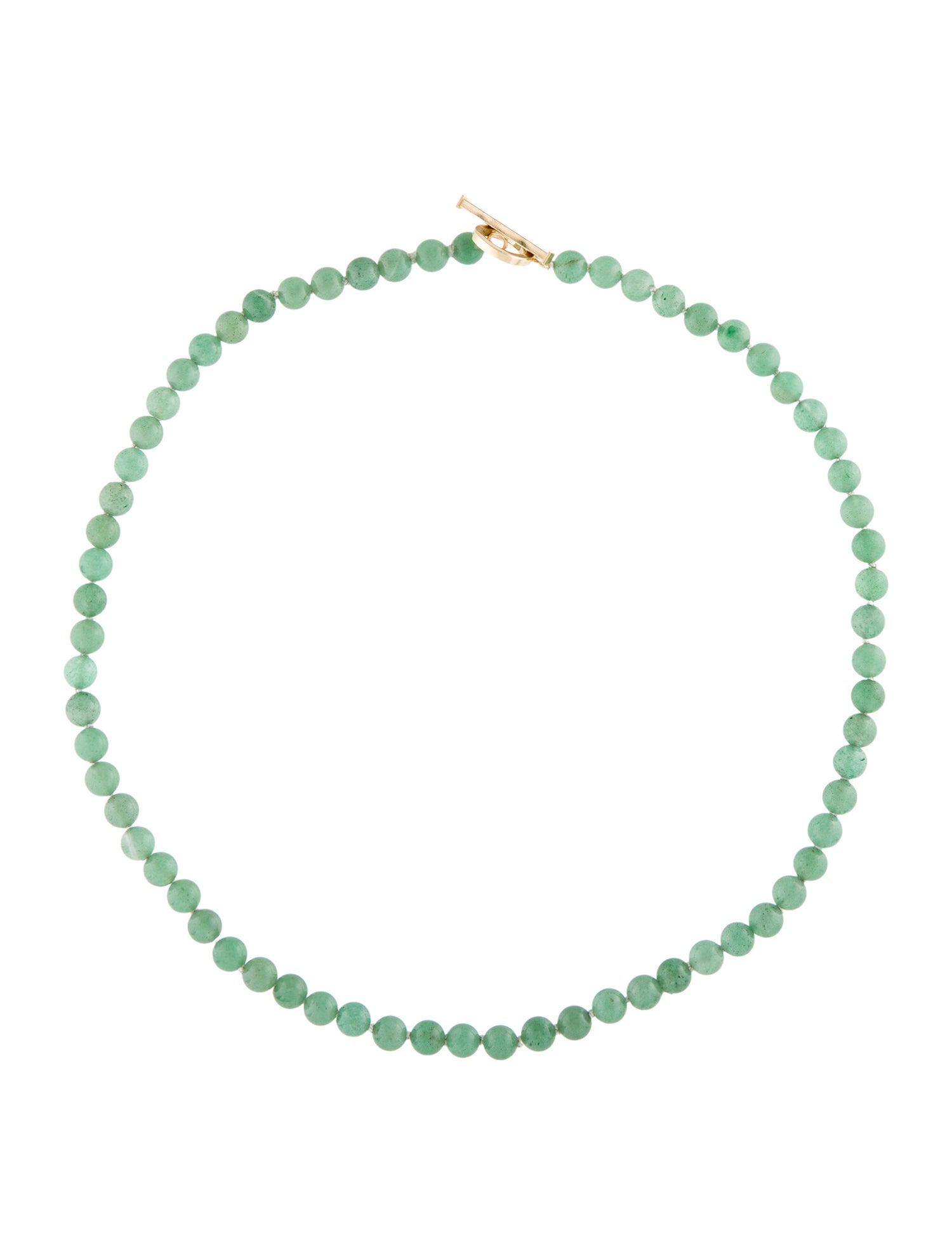Necklace 14K Aventurine Quartz Bead
