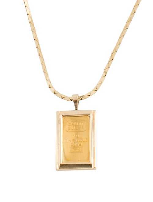 Necklace Credit Suisse Pendant Necklace