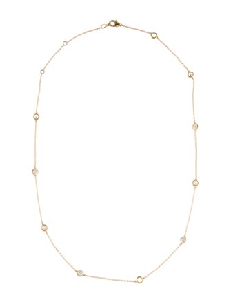 Necklace 14K 1.91ctw Diamond Station Necklace