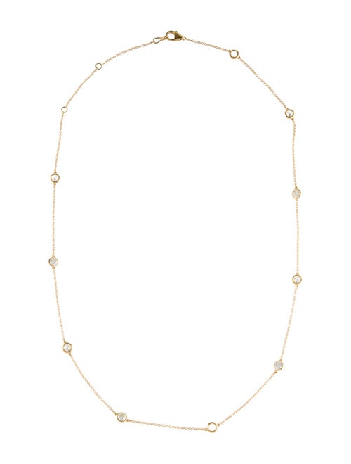 Necklace 14K 1.91ctw Diamond Station Necklace
