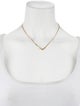 Necklace 14K Diamond V Pendant Necklace