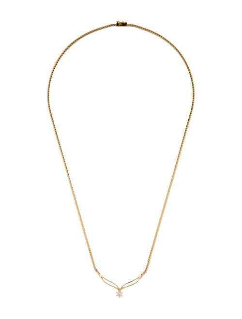Necklace 14K Diamond Pendant Necklace