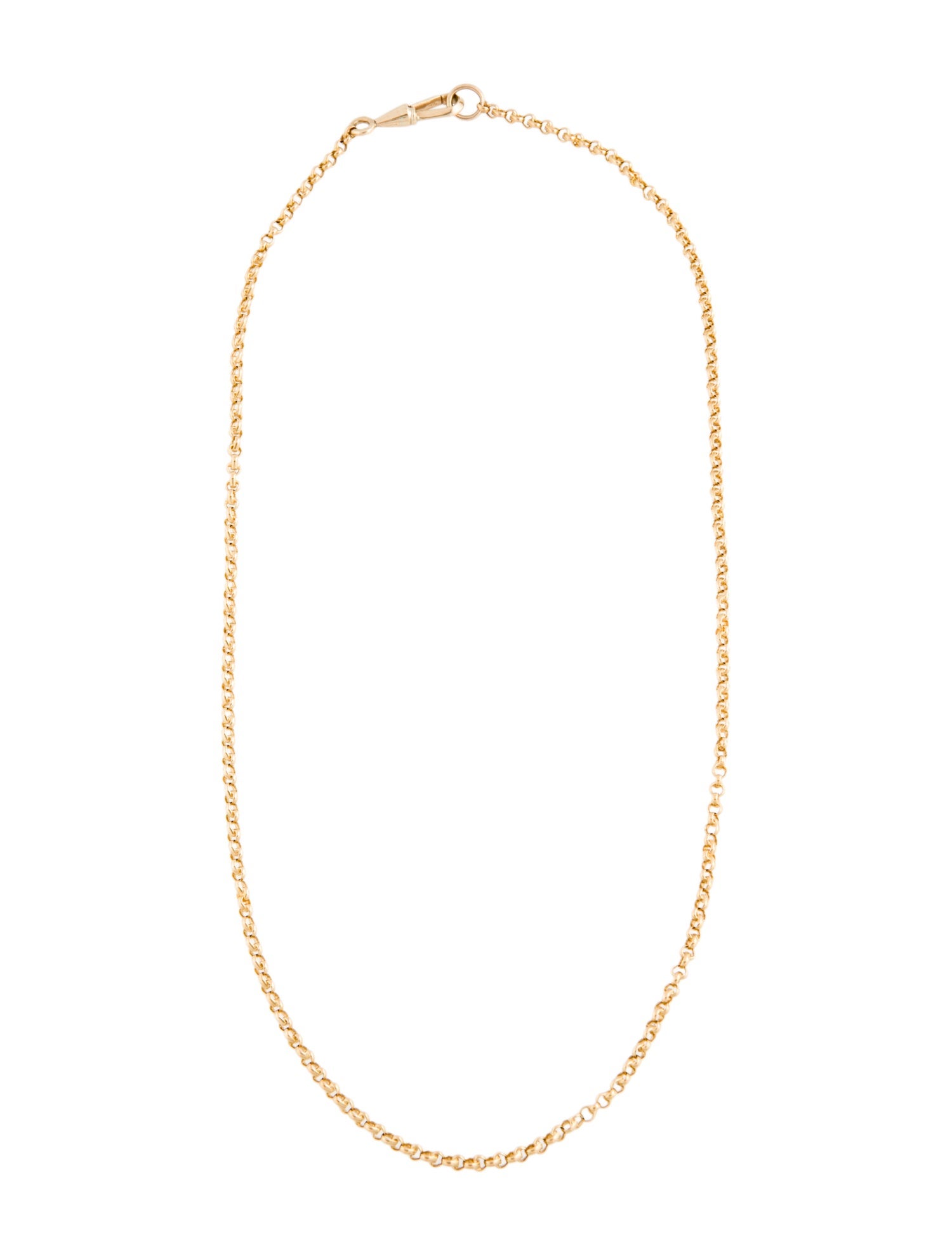 Necklace 18K Rolo Chain