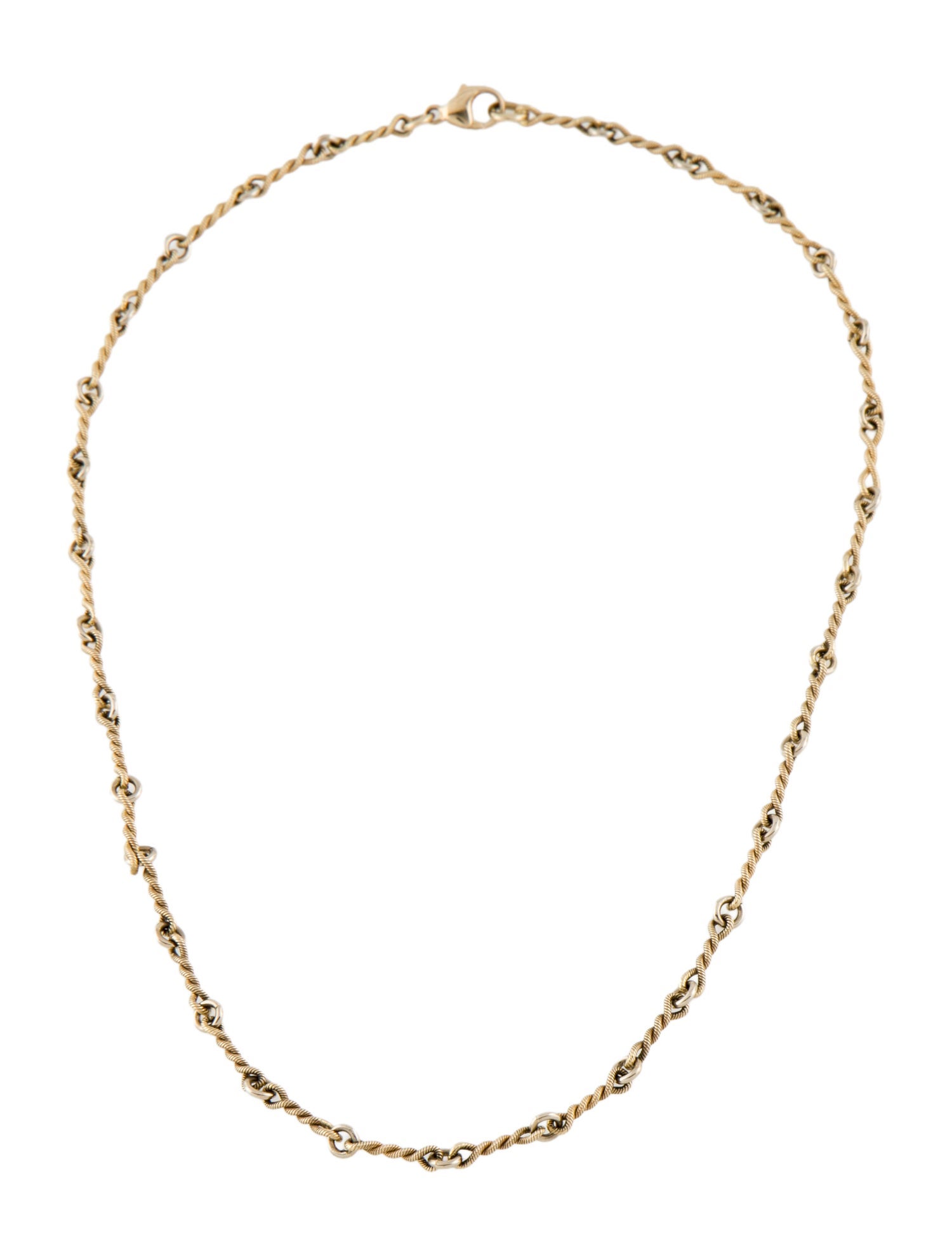 Necklace 14K Rope Link Chain