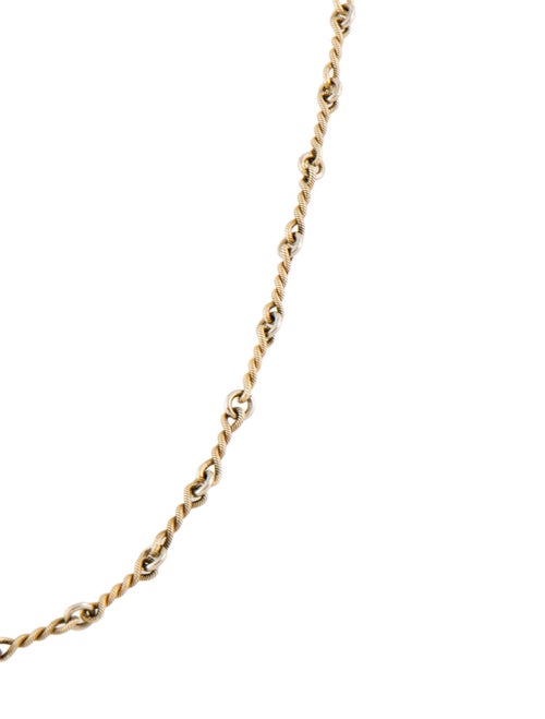 Necklace 14K Rope Link Chain Necklace