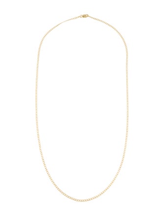Necklace 10K Curb Chain Necklace