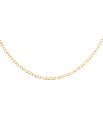 Necklace 10K Curb Chain Necklace