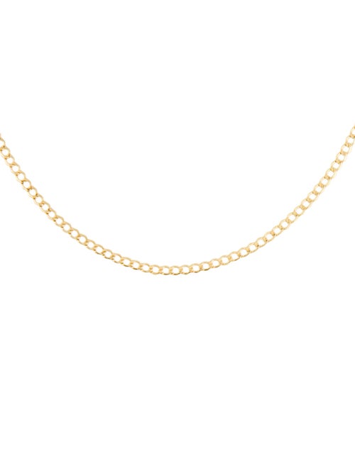 Necklace 10K Curb Chain Necklace