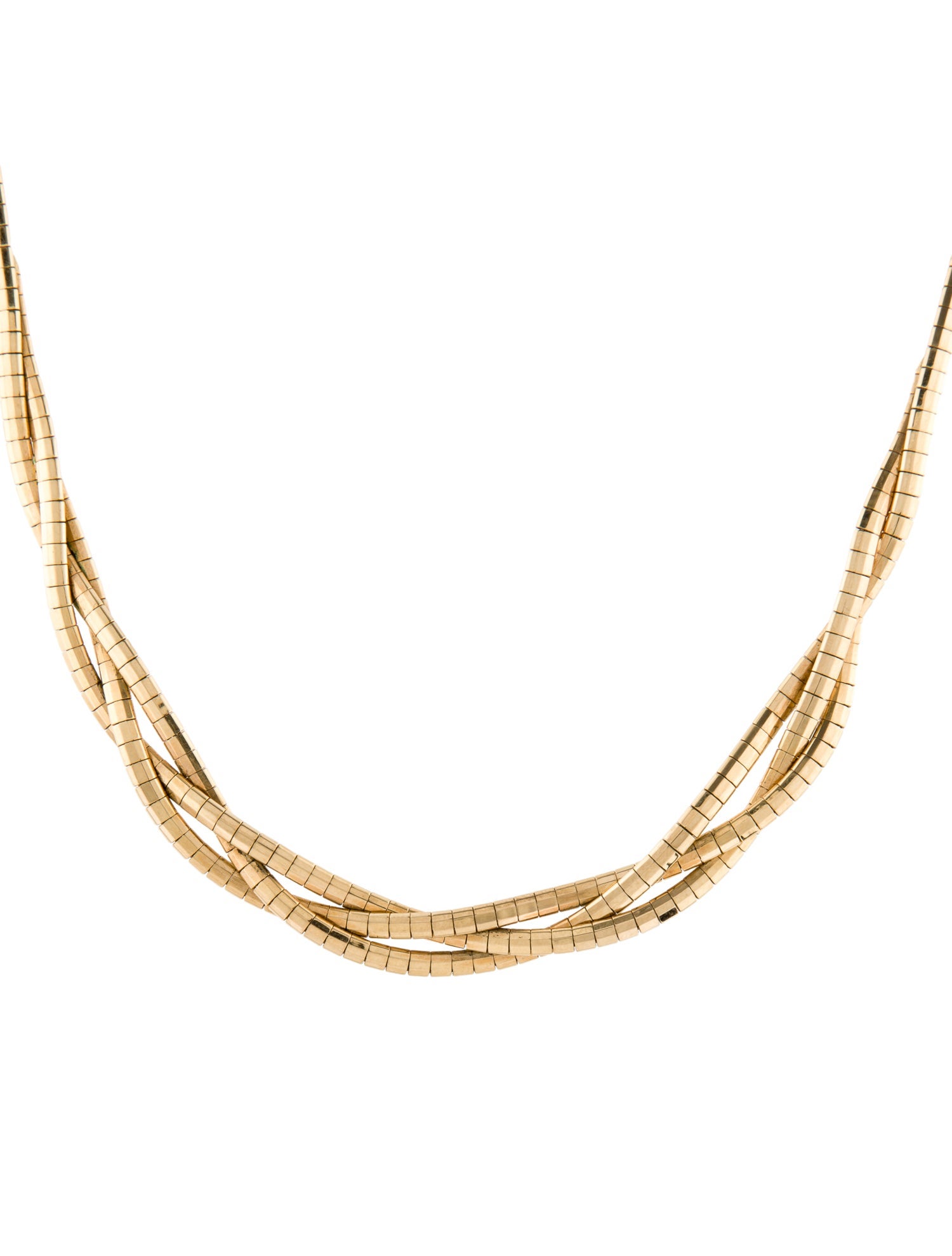 Necklace 14K Omega Chain Collar
