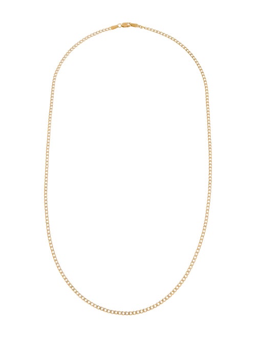 Necklace 10K Figaro Link Chain Necklace